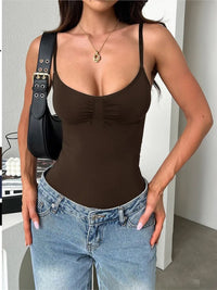Casual Slim Fit Jumpsuit - Elegant All-Match Romper for Women