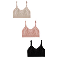 3-Pack Women's Nursing Bra Set – Wire-Free, Anti-Sag Support | Breastfeeding Bra XS–XL