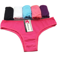 Pack de 5 Panties de Algodón para Mujer - Ropa Interior Cómoda y Sexy