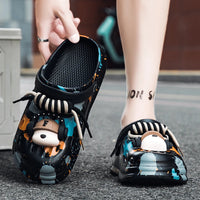 Men's Lightweight Garden Clogs - Non-Slip Closed-Toe Beach Sandals