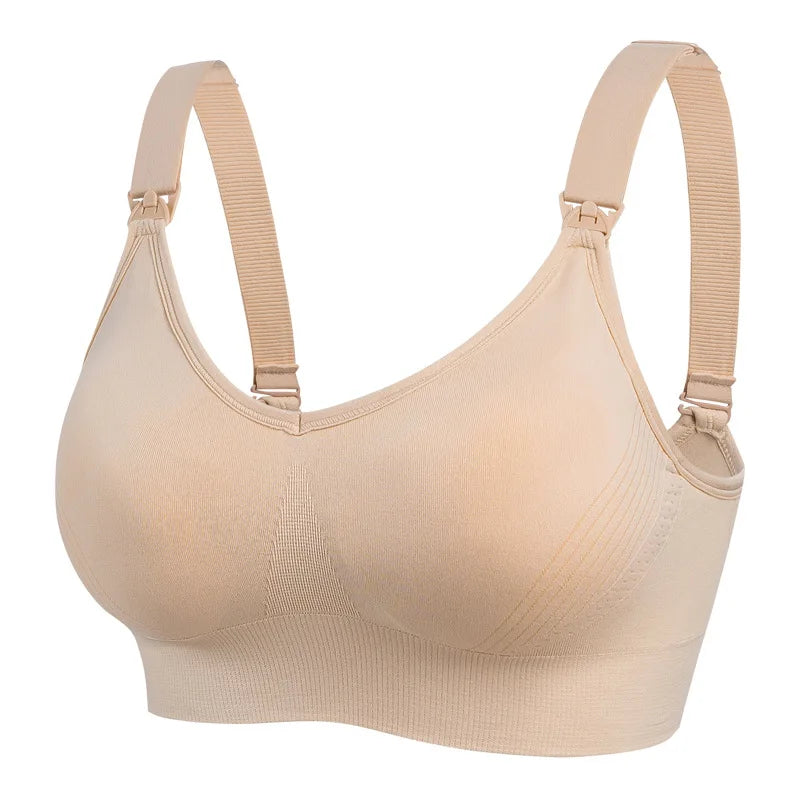 Maternity Push-Up Nursing Bra | Wire-Free Breastfeeding Bra for Women | M–XXL