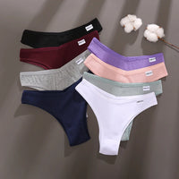 Set de 4 Panties de Algodón Talle V para Mujer