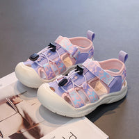 Jiiyello Camouflage Sports Sandals - Toe Protection Water Shoes for Kids