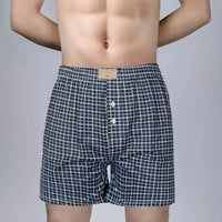 Men's Summer Printed Boxer Shorts — Breathable, Loose Fit, Beach & Homewear, Sizes L–XXL