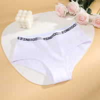 Panties Triangulares de Algodón FINETOO - Tiro Bajo con Realce de Cadera