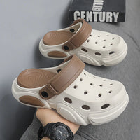Men's Breathable Beach Sandals - Non-Slip Thick Sole Summer Slippers