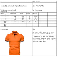 Men's Solid Color Short Sleeve Polo Shirt — Breathable, Everyday Casual