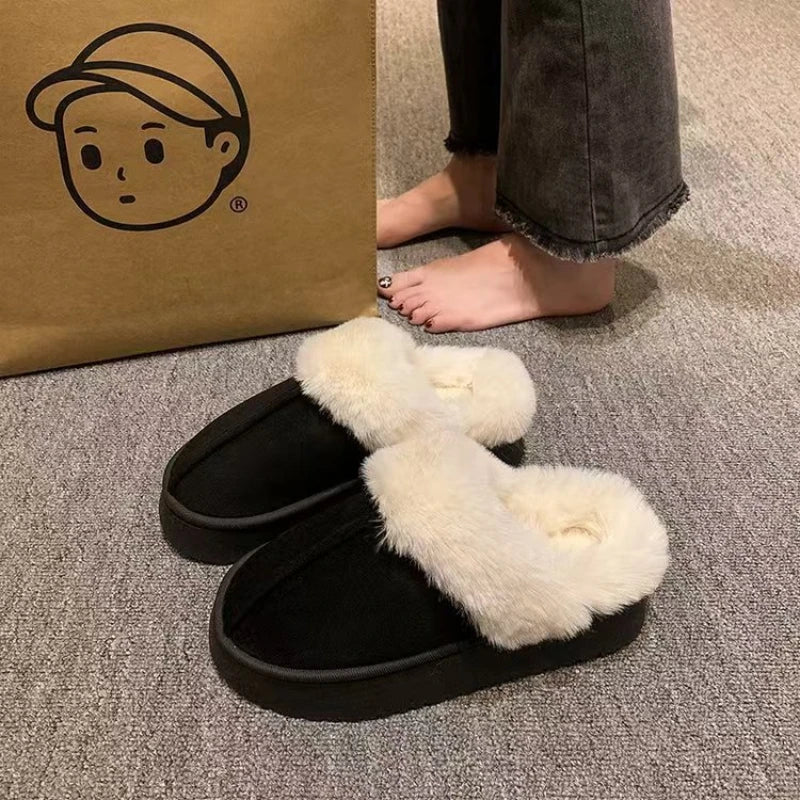Winter Fashion shoes women slippers Autumn and Winter Indoor EVA Thick Sole Anti-Slip Warm Unisex Slippers Use Indoor Outdoor
