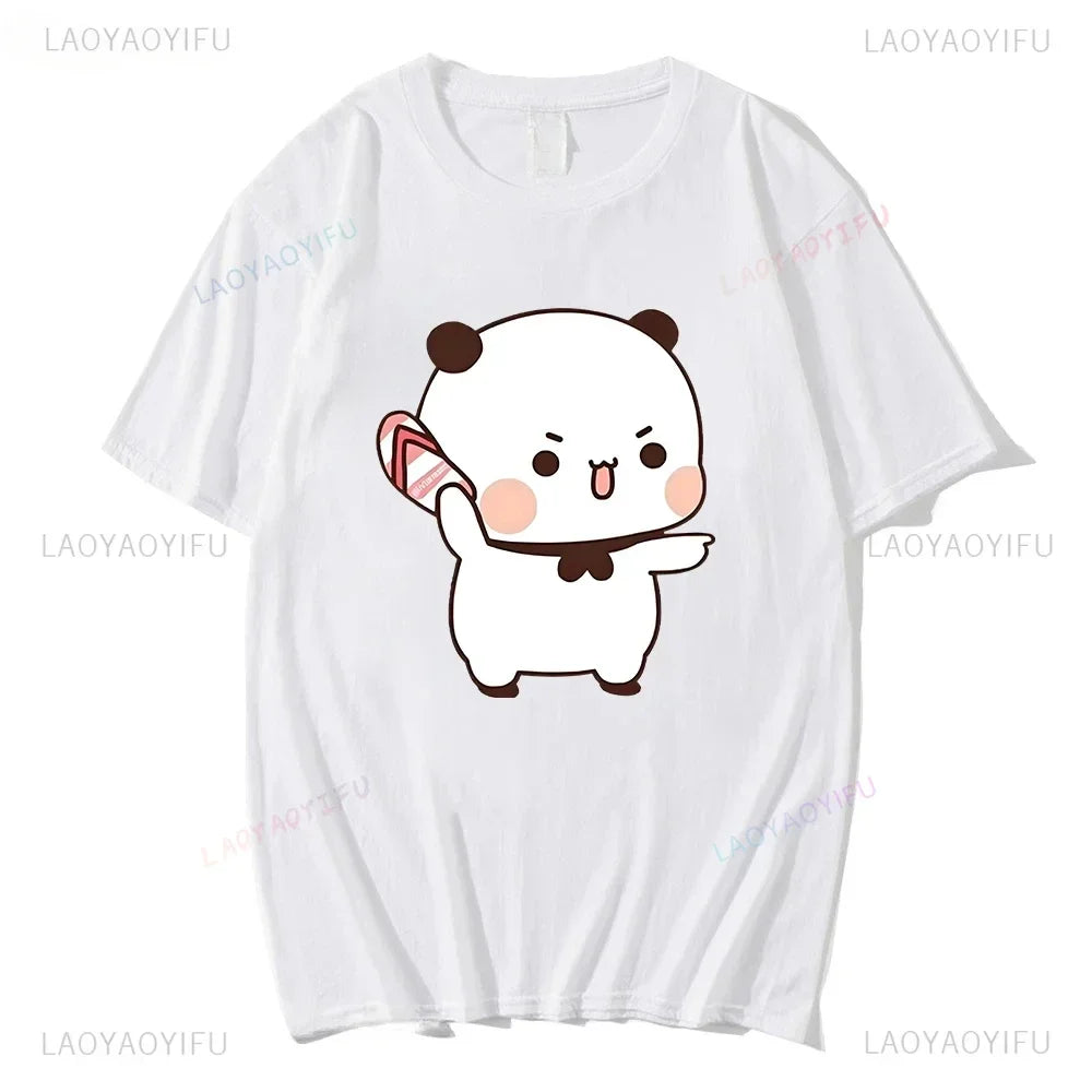 Women's Bubu & Dudu Cartoon T-Shirt - Cute Summer Tee
