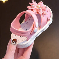 ZYCZWL Girls Bow Beach Sandals - Soft Non-Slip Summer Shoes