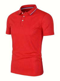 Men's Premium Polo Shirt - Breathable Casual Short Sleeve