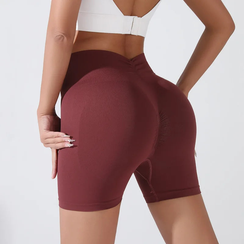 Shorts Deportivos Mujer Levanta Glúteos Peach Hip - Cintura Alta Reductora Running Yoga