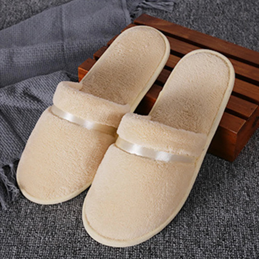 Pantuflas de Felpa Mujer - Antideslizantes Silenciosas para Casa Invierno