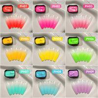 9-Color Gradient Gel Nail Art Set – 4-in-1 UV/LED Gel | Stamping, Painting & Ombre | DIY & Pro