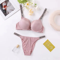 Women's Sexy Lingerie Set – Push-Up Bra & Panty | Soft, Breathable & Elegant