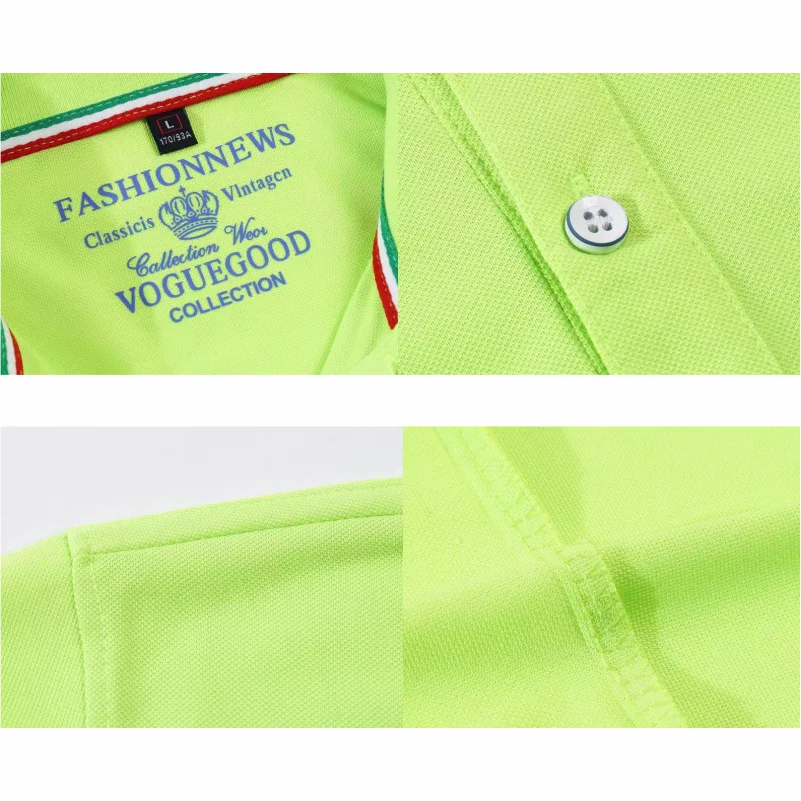 Men's Short Sleeve Polo Shirt — Breathable, Solid Color, Smart Casual Fit
