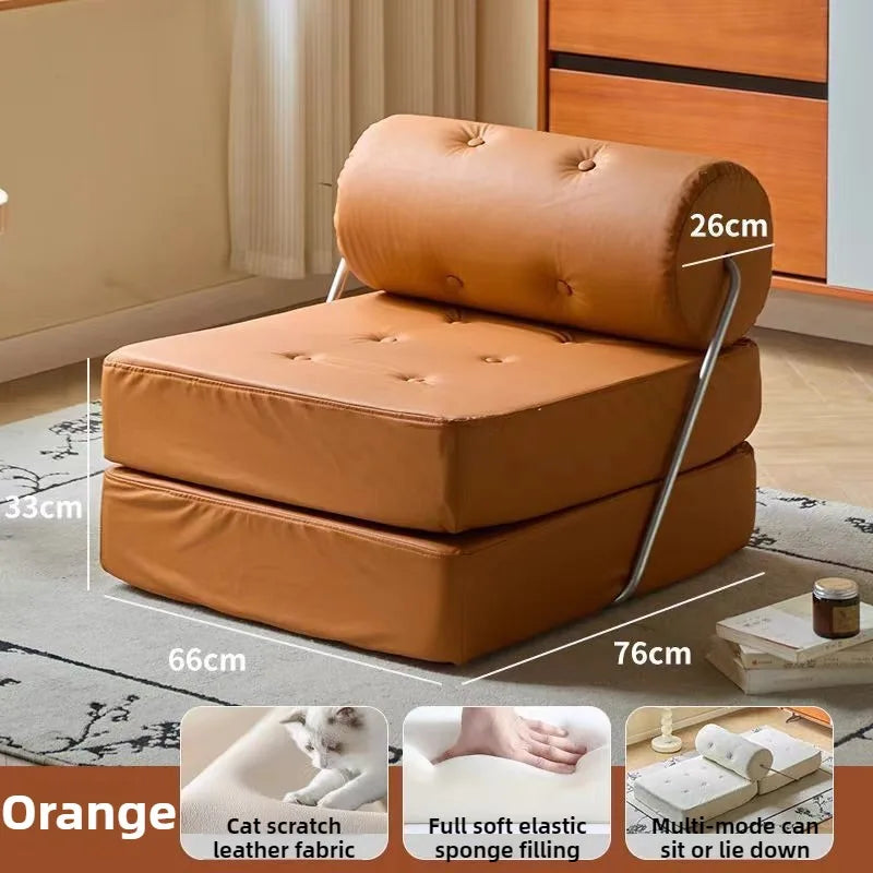 Nordic Foldable Lazy Sofa - Single Person Lounge Chair