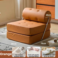 Nordic Foldable Lazy Sofa - Single Person Lounge Chair