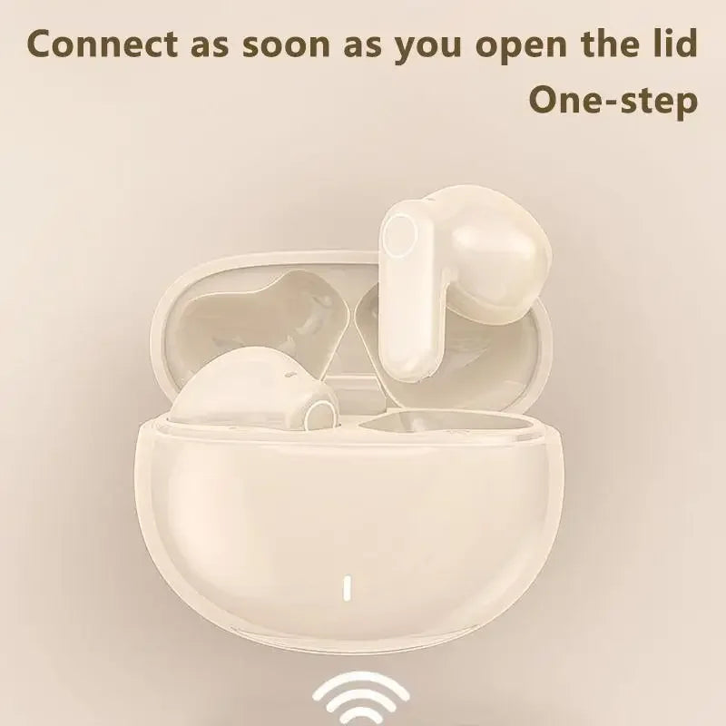 Mini ANC TWS Earbuds – Hi-Fi Sound, NFC Pairing, Alexa Support & Waterproof for Sport & Office