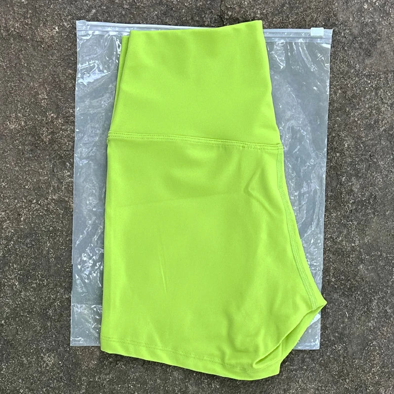 Shorts Deportivos Mujer Cintura Alta - Yoga Gym Running con Efecto Levanta Glúteos