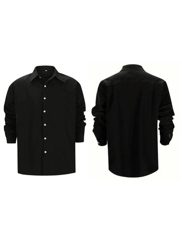 Men s Long Sleeve Plaid Button Down Shirt Casual  Fit Flannel Checkered Shirts for Fall Streetwear Fashion