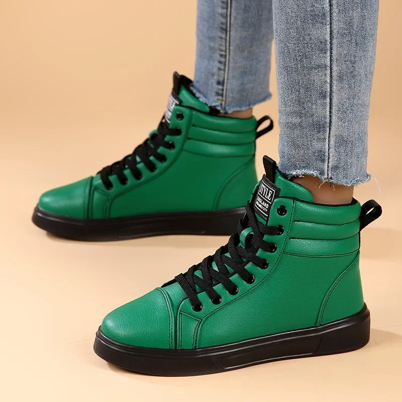 Sneakers Unisex Bota Alta - Zapatillas Skate Urbanas Multicolor