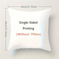Purple Rose & Butterfly Pillow Cover Set of 4 | Floral Printed Cotton Cushion Cases