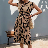 Casual Loose Printed A-Line Midi Dress | Vintage Elegant Women's Summer Dress