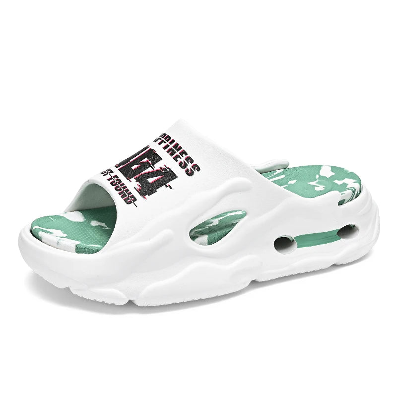 Men's Premium Cloud Slide Slippers - 5CM Platform EVA Beach Shoes