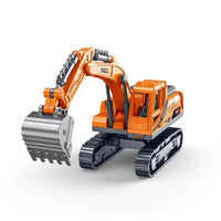Excavadora de Juguete con Inercia - Camión de Construcción Educativo para Niños y Niñas