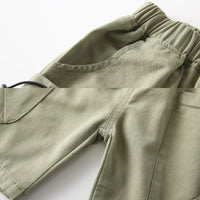 Boys Cotton Casual Shorts | Elastic Waist, Loose Fit | Toddler & Kids 2-8Y
