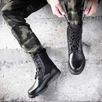 Men's Tactical Combat Boots - Winter Military Hiking Boots