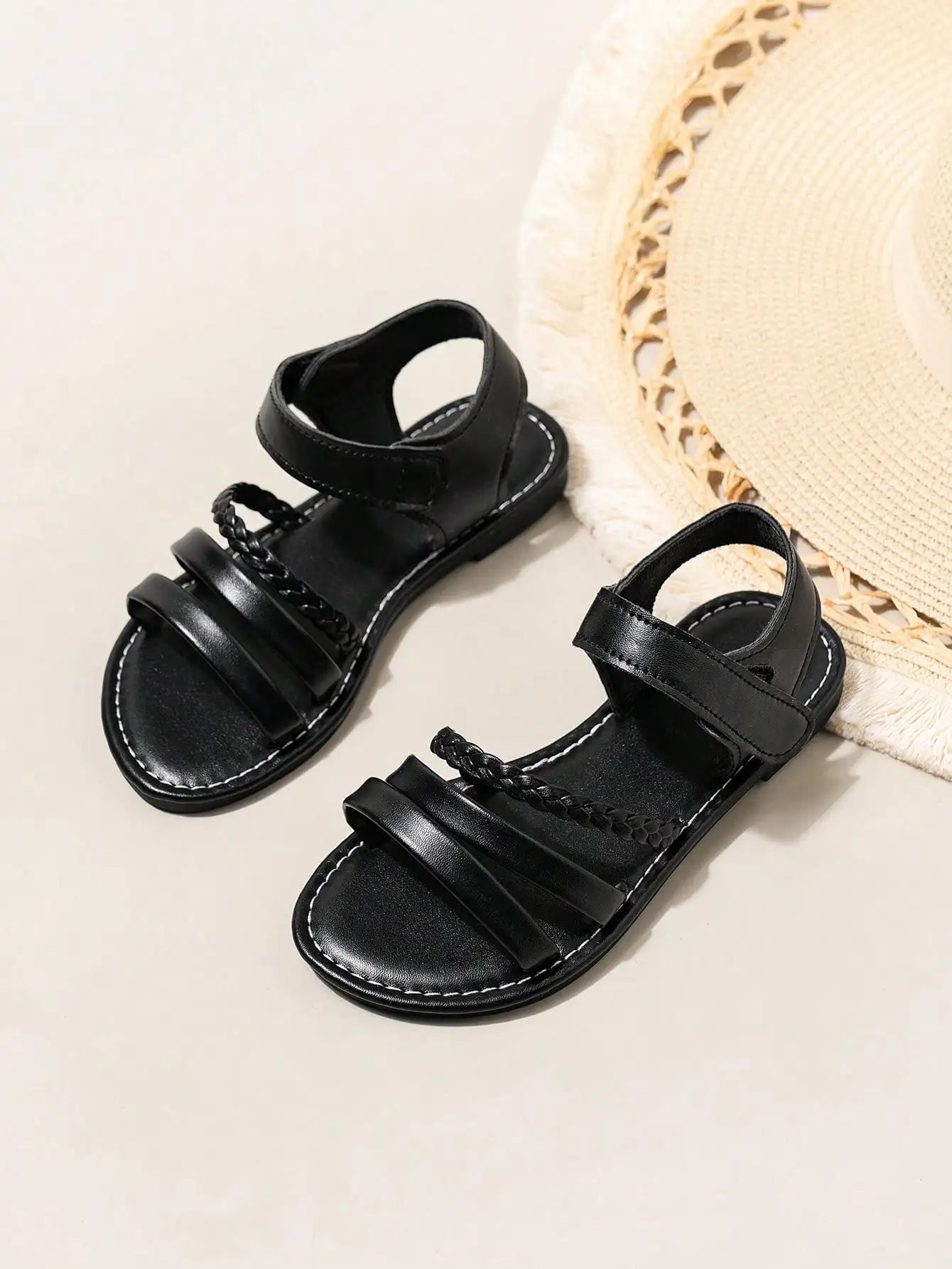 Sandalias Tejidas a Mano para Niños - Suela Gruesa y Suave | Tallas 26-36