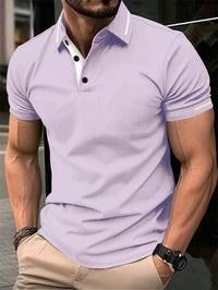 3D Print Polo Shirt for Men | Slim Fit Short Sleeve Streetwear Polo | XS–4XL