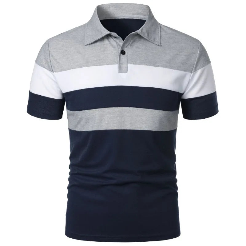 Men's Luxury Polo Shirt | Breathable Short Sleeve Business Casual Tee S–6XL