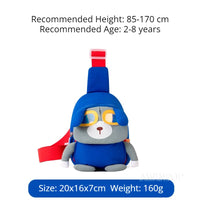 3D Cartoon Dog Backpack - Ultra Lightweight Kids School Bag for Kindergarten