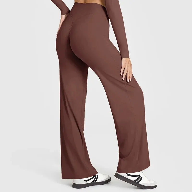 Women's Butter-Soft Straight Leg Yoga Pants - Ultra Comfort Activewear