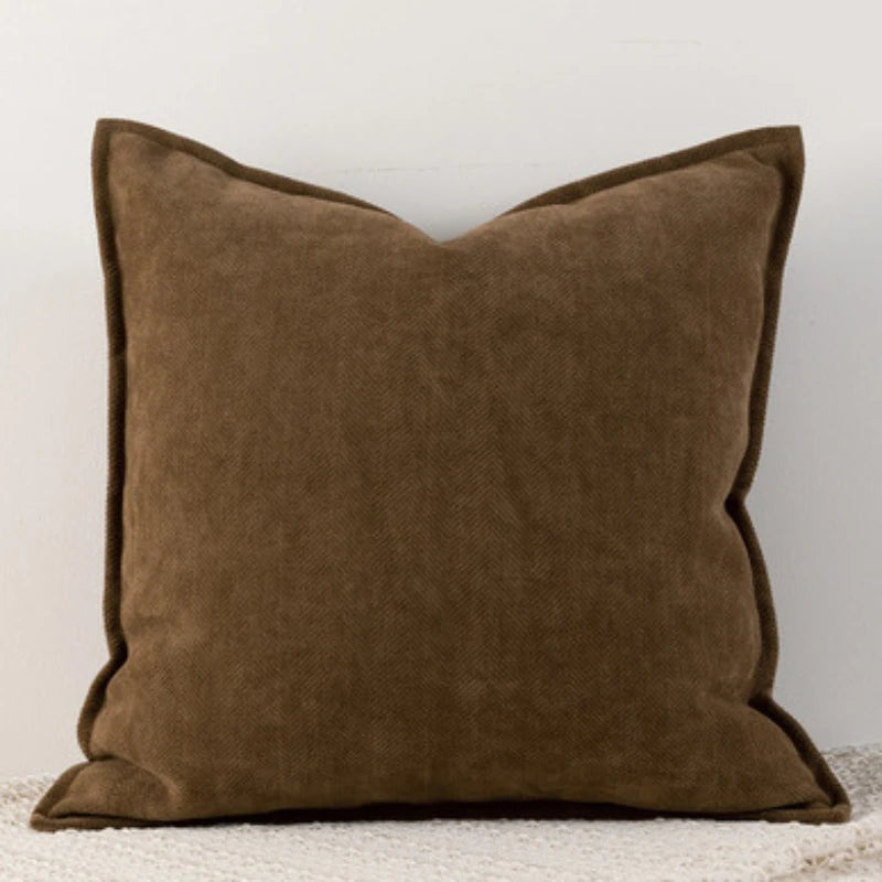 Nordic Chenille Throw Pillow Cover | Thickened Soft Cushion Case for Modern Living