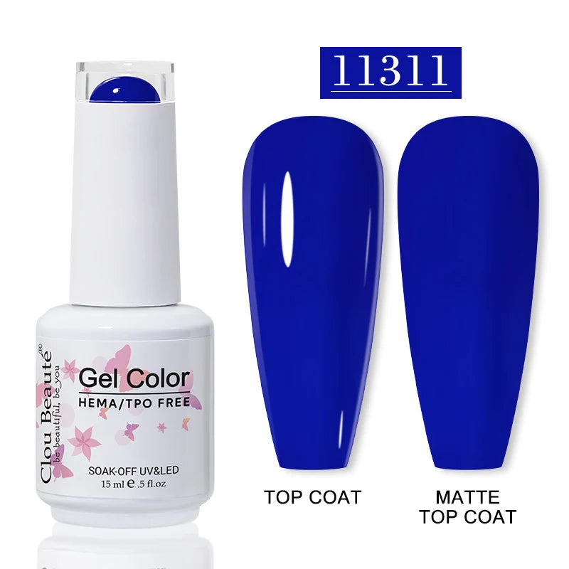 No-Wipe Top Coat & Sticky Base Coat UV Gel Polish — Long-Lasting, MSDS Certified, 15ml