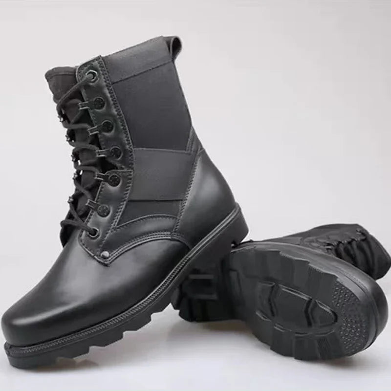 Men's Tactical Combat Boots - Winter Military Hiking Boots
