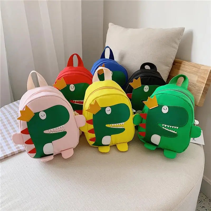 Kids Dinosaur Backpack – High Capacity Nylon School Bag