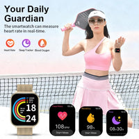 LIGE Y28 Smart Watch | 1.83" HD Bluetooth Calling Heart Rate Sleep Monitor Fashion Smartwatch for Android & iOS