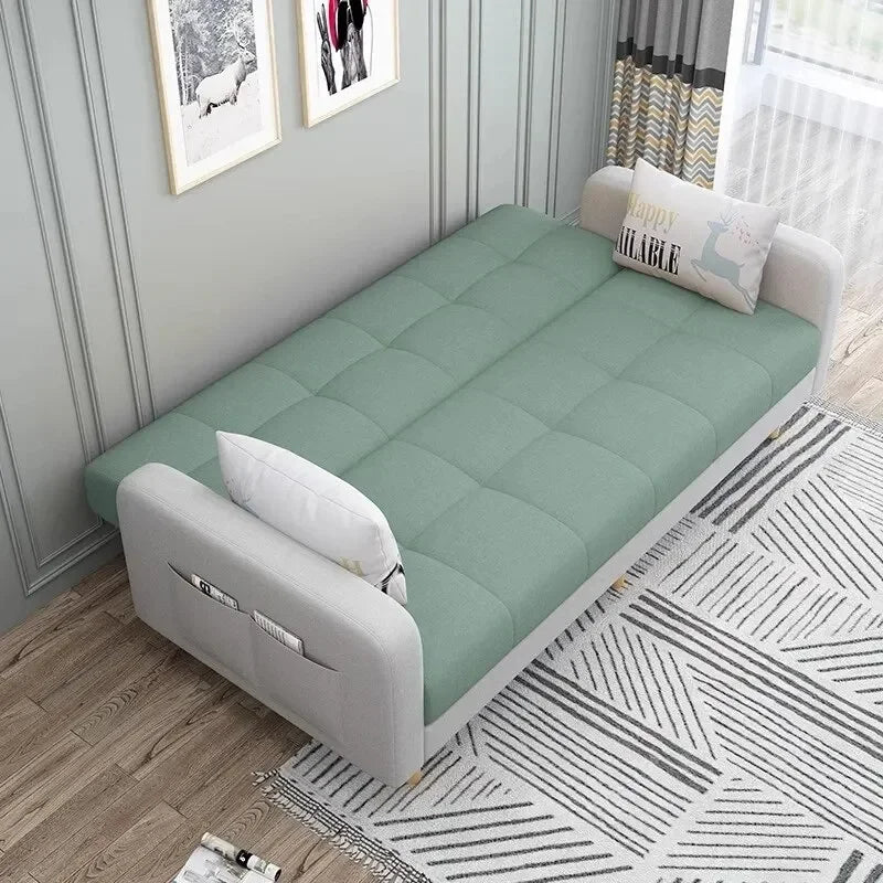 Convertible Sofa Bed - Foldable 3-Seater with Hidden Storage