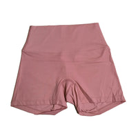 Yoga Shorts Solid Color Women Fitness Shorts High Waist Legging Bike Soft Fabric Proof Comprehensive Training Jog Sportswear