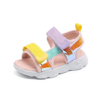 JGSHOWKITO Kids Mesh Sport Sandals - Breathable Anti-Slip Summer Shoes