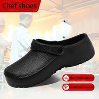 Men's Waterproof EVA Slides | Anti-Slip Chef & Kitchen Work Shoes