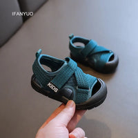 Baby Mesh Summer Sandals - Soft Sole Anti-Slip Walking Shoes