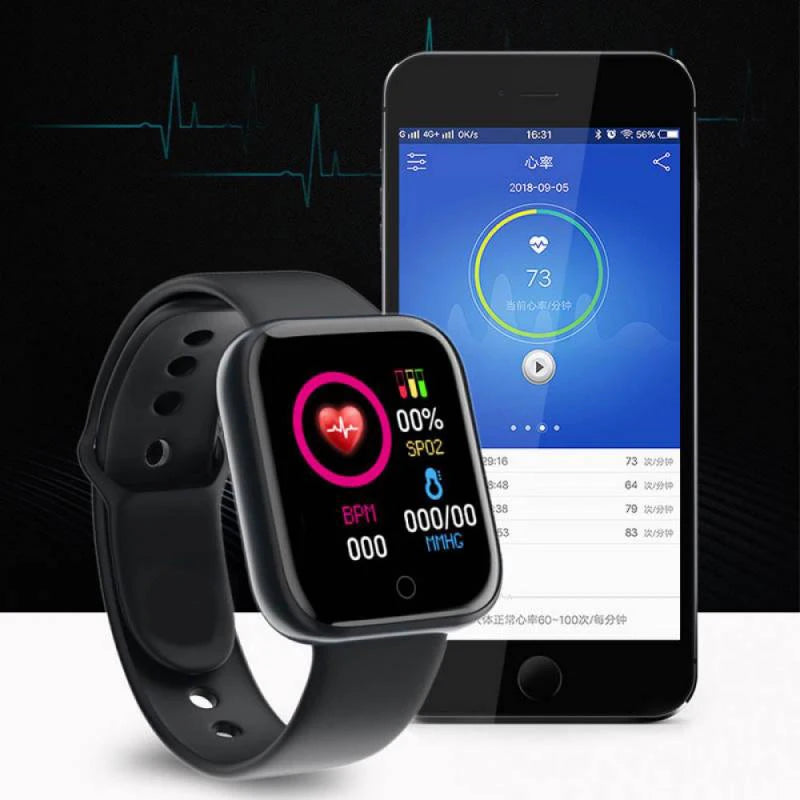 Smart Fitness Watch - Heart Rate Monitor, Sleep Tracker & Activity Tracker