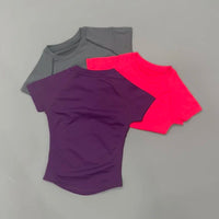 Women's Quick-Dry Sport T-Shirt – Short Sleeve Breathable Top for Yoga, Gym & Running | Slim Fit Activewear