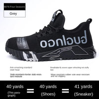 Men's Steel Toe Safety Shoes - Puncture-Proof Work Sneakers